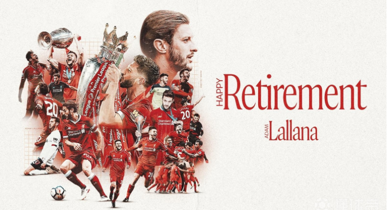Lallana giải nghệ, Liverpool gửi lời chúc phúc: Chúc Adam và gia đình mọi điều tốt đẹp nhất 