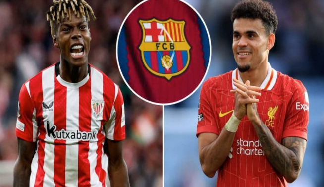 Barca vẫn chưa từ bỏ Luis Díaz, đồng thời thúc đẩy đàm phán chiêu mộ Nico Williams